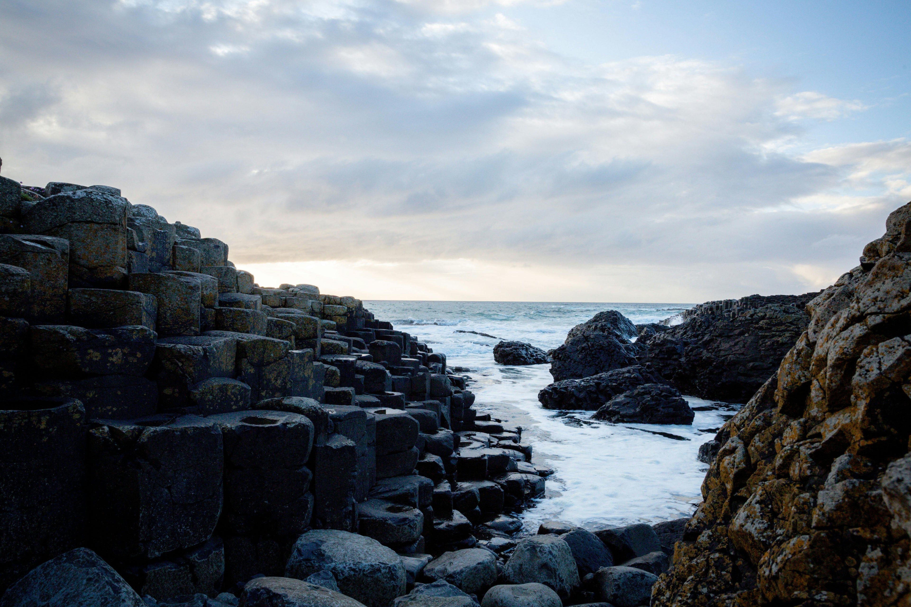 Giant's Causeway Antrim coast and famous Carrickfergus castle tour
